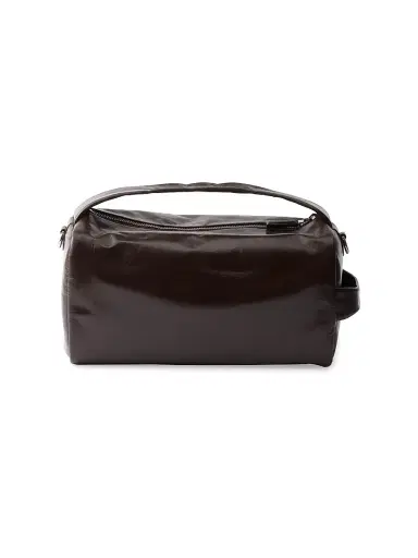 Prada Men's Leather Shoulder Bag - Brown | Thumbnail 5
