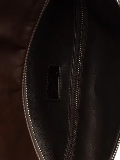 Prada Men's Leather Shoulder Bag - Brown | Thumbnail 8