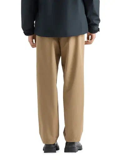Prada Men's Technical Fabric Pants - Beige Khaki | Thumbnail 3