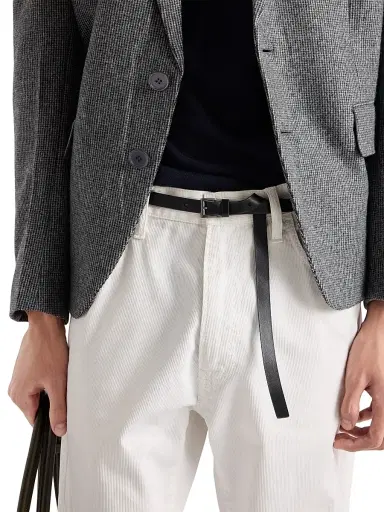 Prada Men's Leather Belt | Thumbnail 2 Prada Men's Leather Belt | Thumbnail 2