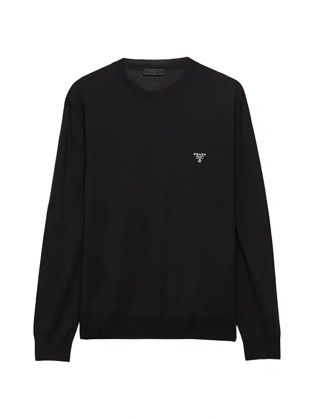 Men's Superfine Wool Crewneck Sweater - Black