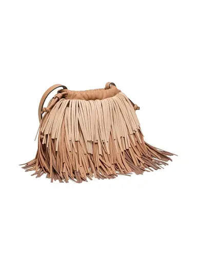 Zimmermann Women's Colorblocked Fringed Leather Crossbody Bag | Thumbnail 3 Zimmermann Women's Colorblocked Fringed Leather Crossbody Bag | Thumbnail 3