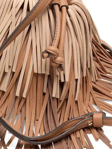 Zimmermann Women's Colorblocked Fringed Leather Crossbody Bag | Thumbnail 5 Zimmermann Women's Colorblocked Fringed Leather Crossbody Bag | Thumbnail 5
