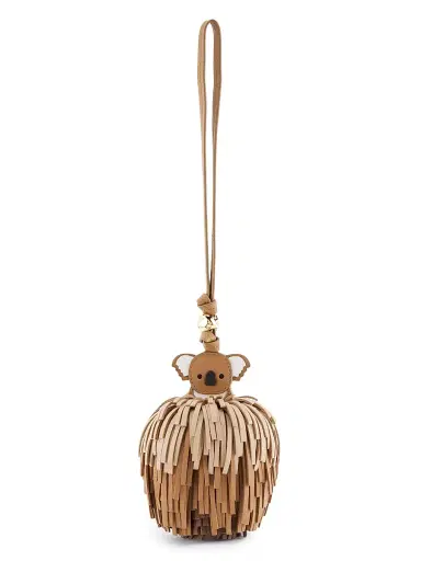 Zimmermann Women's Animal Fringed Leather Bag Charm | Thumbnail 1 Zimmermann Women's Animal Fringed Leather Bag Charm | Thumbnail 1