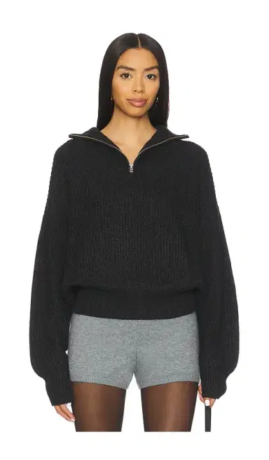 Lovers and Friends Shivani Zip Sweater | Thumbnail 1 Lovers and Friends Shivani Zip Sweater | Thumbnail 1