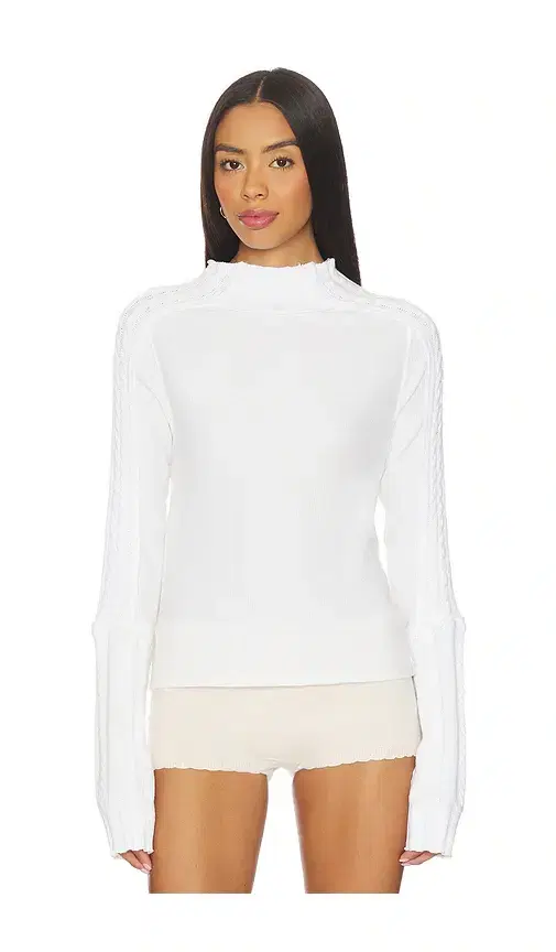 Free People x We The Free Breezy Swit Top In Ivory