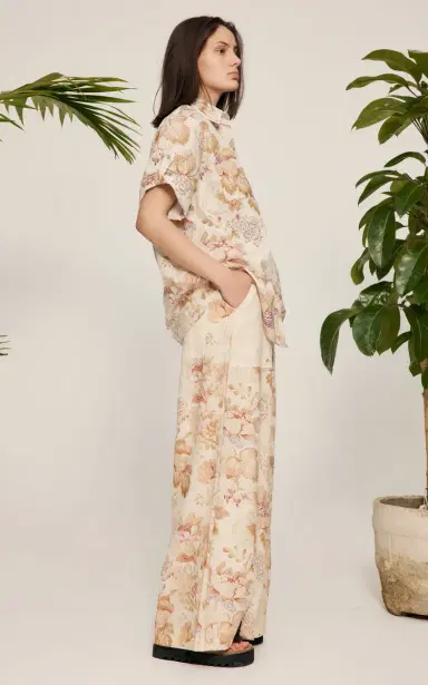 ALÉMAIS Philomena Pant - Neutral | Thumbnail 3