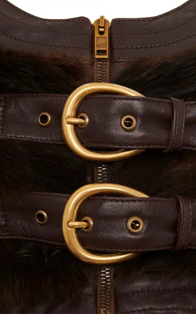 Chloé Shearling-Leather Cropped Jacket | Thumbnail 3
