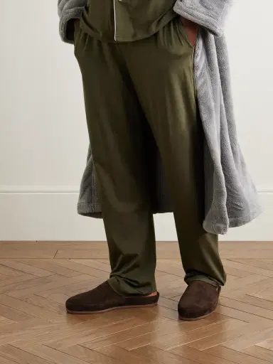 Mulo Fleece-Lined Suede Slippers - Men | Thumbnail 2 Mulo Fleece-Lined Suede Slippers - Men | Thumbnail 2