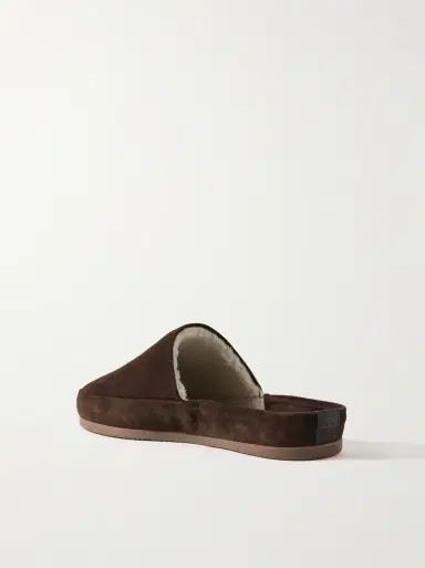 Mulo Fleece-Lined Suede Slippers - Men | Thumbnail 3 Mulo Fleece-Lined Suede Slippers - Men | Thumbnail 3