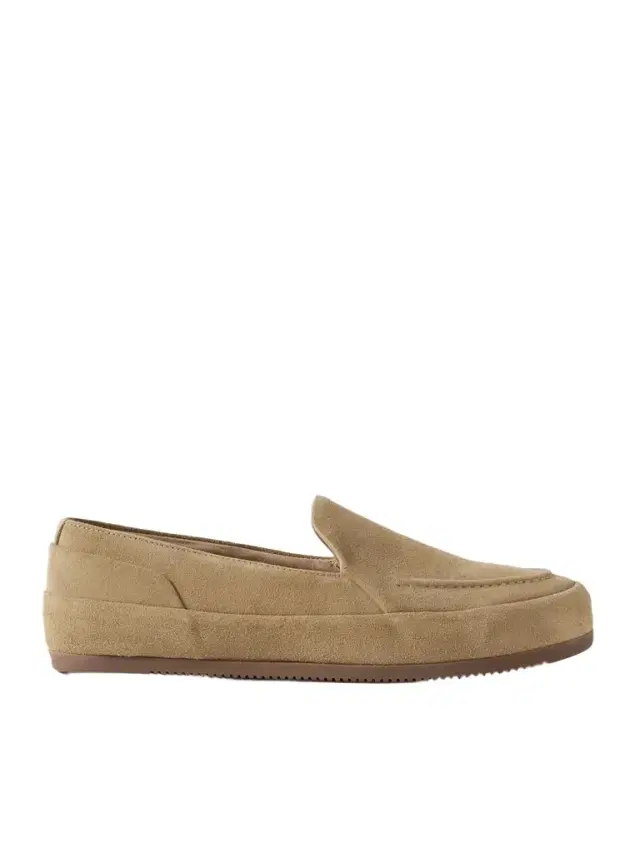 Mulo Fleece-Lined Suede Loafers - Men