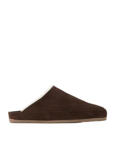 Mulo Shearling-Lined Suede Slippers - Men | Thumbnail 1 Mulo Shearling-Lined Suede Slippers - Men | Thumbnail 1