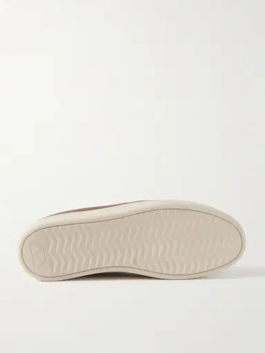 Mulo Leather-Trimmed Suede Slip-On Sneakers - Men | Thumbnail 3 Mulo Leather-Trimmed Suede Slip-On Sneakers - Men | Thumbnail 3