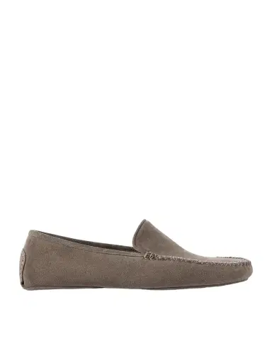 Thom Sweeney Cashmere-Lined Suede Slippers - Men | Thumbnail 1 Thom Sweeney Cashmere-Lined Suede Slippers - Men | Thumbnail 1