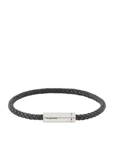 LE GRAMME 7g Sterling Silver and Leather Cable Bracelet - Men | Thumbnail 1 LE GRAMME 7g Sterling Silver and Leather Cable Bracelet - Men | Thumbnail 1
