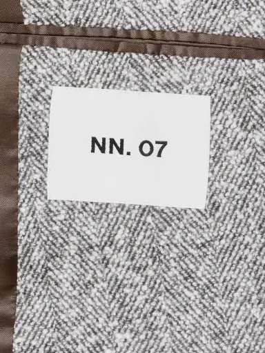 NN07 Jordin 1087 Double-Breasted Recycled-Herringbone Suit Jacket - Men | Thumbnail 4