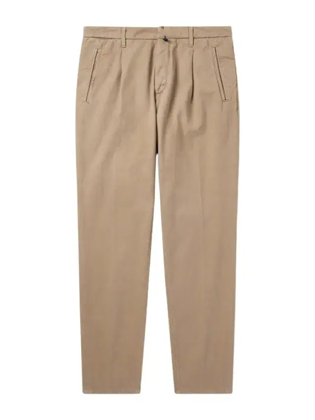 Incotex Blue Division Straight-Leg Pleated Cotton and Cashmere-Blend Twill Trousers - Men