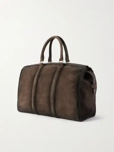 Officine Creative Quentin 009 Airbrushed Suede Weekend Bag - Men | Thumbnail 3 Officine Creative Quentin 009 Airbrushed Suede Weekend Bag - Men | Thumbnail 3