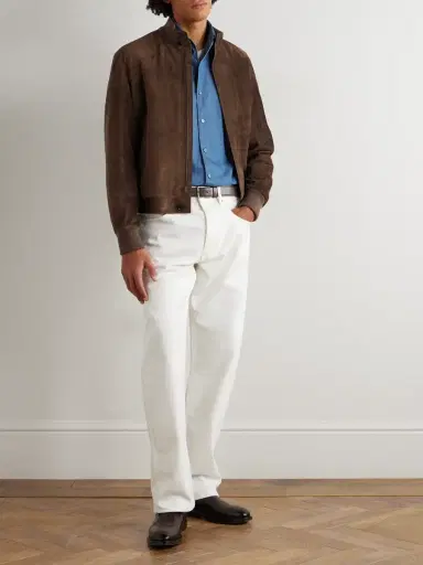 Zegna Cotton-Chambray Shirt - Men | Thumbnail 2 Zegna Cotton-Chambray Shirt - Men | Thumbnail 2