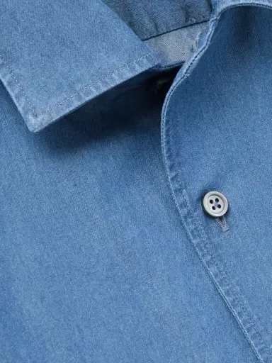 Zegna Cotton-Chambray Shirt - Men | Thumbnail 5 Zegna Cotton-Chambray Shirt - Men | Thumbnail 5