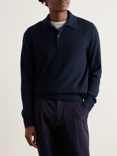 MR P. Cliff Cashmere Polo Shirt - Men | Thumbnail 3