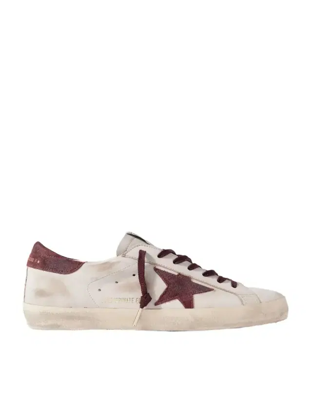 Golden Goose Super-Star Distressed Suede-Trimmed Leather Sneakers - Men