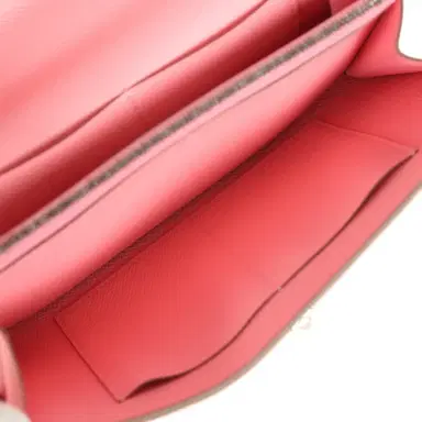 HERMÈS Hermes Kelly Wallet To Go Rose Confetti Epsom Palladium Hardware | Thumbnail 10