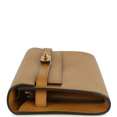 HERMÈS Hermes Kelly Wallet To Go Sesame Tadelakt Gold Hardware | Thumbnail 3