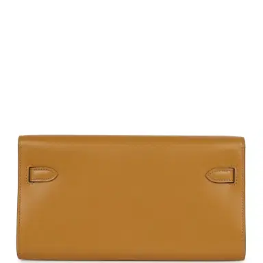 HERMÈS Hermes Kelly Wallet To Go Sesame Tadelakt Gold Hardware | Thumbnail 4