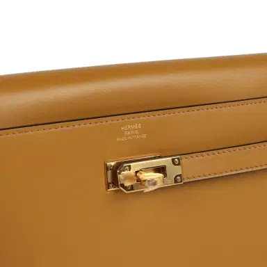 HERMÈS Hermes Kelly Wallet To Go Sesame Tadelakt Gold Hardware | Thumbnail 7