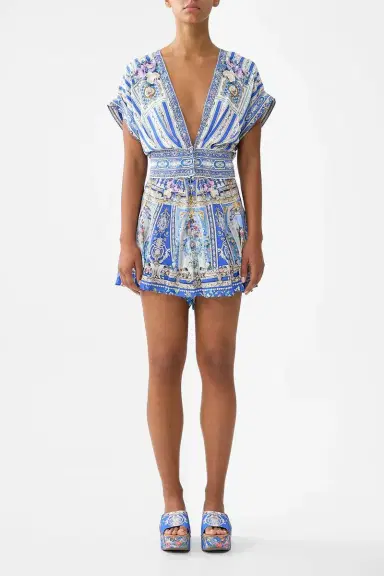Camilla Button Waist Playsuit | Thumbnail 2