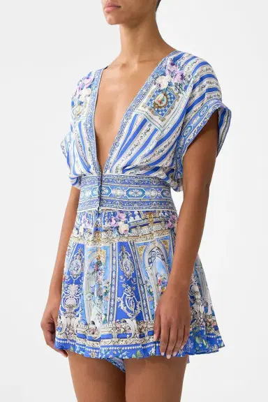 Camilla Button Waist Playsuit | Thumbnail 3