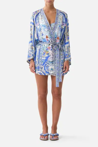 Camilla Short Kimono Wrap | Thumbnail 2 Camilla Short Kimono Wrap | Thumbnail 2