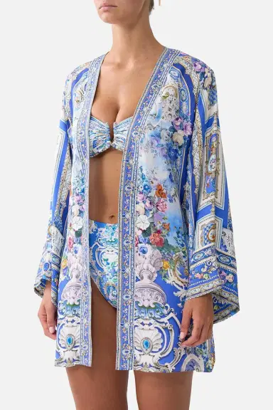 Camilla Short Kimono Wrap | Thumbnail 4 Camilla Short Kimono Wrap | Thumbnail 4