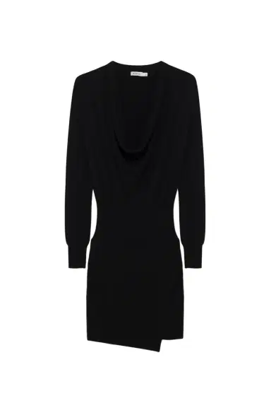 Simkhai Aster Draped Wool Mini Dress | Thumbnail 1 Simkhai Aster Draped Wool Mini Dress | Thumbnail 1