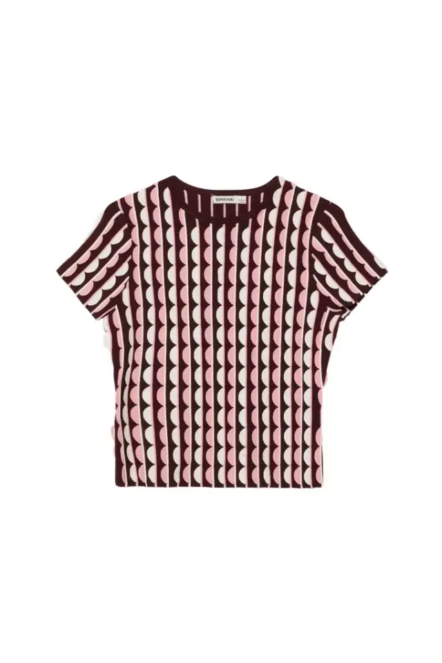 Simkhai Kendra Scalloped Knit Top