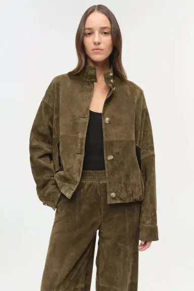 Simkhai Marley Suede Jacket | Thumbnail 4 Simkhai Marley Suede Jacket | Thumbnail 4