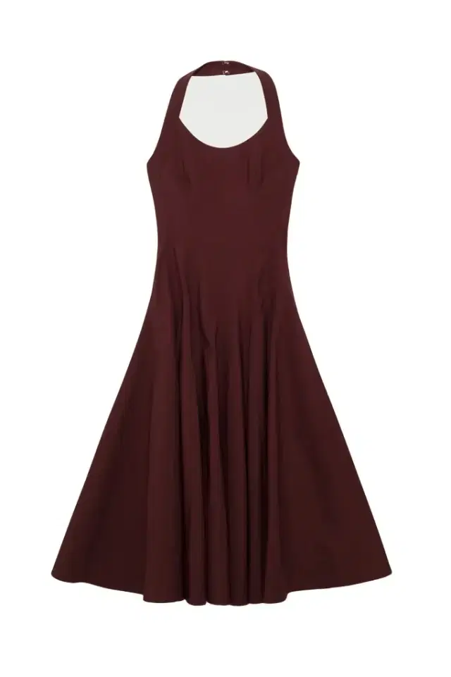 Simkhai Melissa Cotton Halter Midi Dress