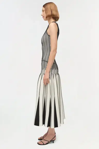 Simkhai Oaklen Illusion Knit Midi Dress | Thumbnail 4 Simkhai Oaklen Illusion Knit Midi Dress | Thumbnail 4