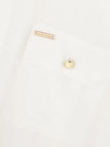 Melissa Odabash Darcy Belted Cotton And Linen-blend Maxi Shirt Dress | Thumbnail 4