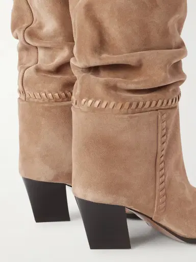 Jimmy Choo Hart Stitch 60 Suede Knee Boots | Thumbnail 4