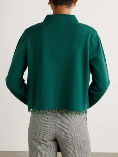 BODE Embellished Wool And Cashmere-blend Cardigan | Thumbnail 3 BODE Embellished Wool And Cashmere-blend Cardigan | Thumbnail 3