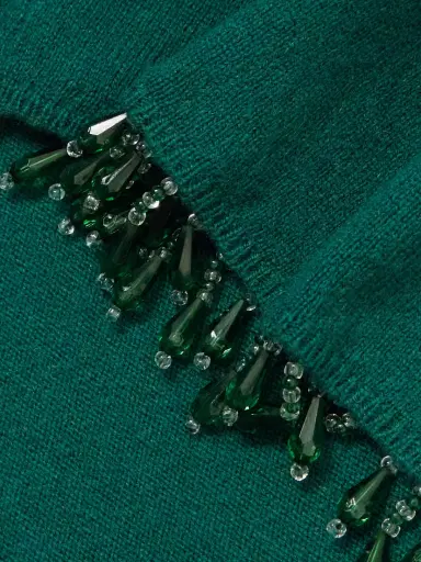 BODE Embellished Wool And Cashmere-blend Cardigan | Thumbnail 4 BODE Embellished Wool And Cashmere-blend Cardigan | Thumbnail 4