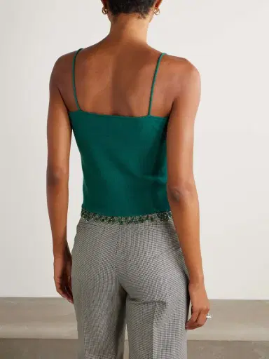 BODE Fringed Bead-embellished Wool And Cashmere-blend Top | Thumbnail 4 BODE Fringed Bead-embellished Wool And Cashmere-blend Top | Thumbnail 4