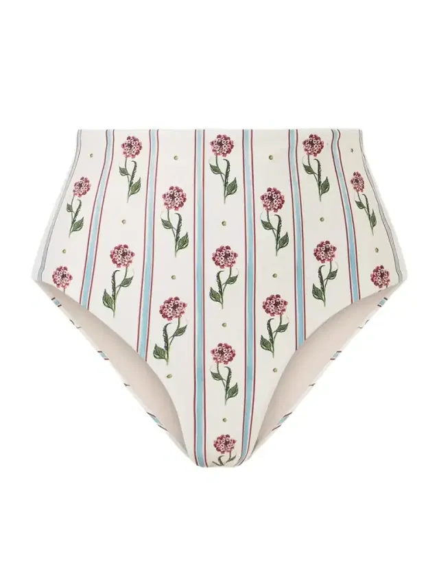 Printed Stretch Recycled Bikini Briefs