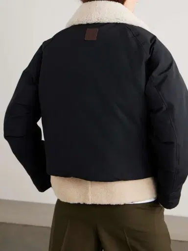 Loewe Shearling-lined Padded Cotton-blend Jacket | Thumbnail 4 Loewe Shearling-lined Padded Cotton-blend Jacket | Thumbnail 4