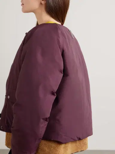 Loewe Shearling-lined Padded Cotton-blend Jacket | Thumbnail 6 Loewe Shearling-lined Padded Cotton-blend Jacket | Thumbnail 6