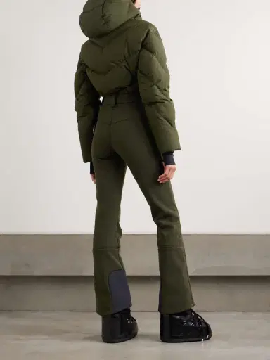 Cordova Ajax Hooded Belted Recycled Quilted Down Ski Suit | Thumbnail 3