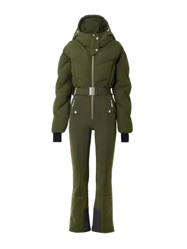 Cordova Ajax Hooded Belted Recycled Quilted Down Ski Suit | Thumbnail 1