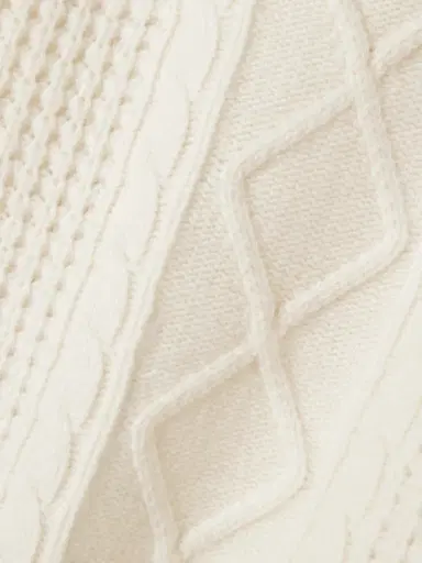 Perfect Moment Crystal Cable-knit Merino Wool Sweater | Thumbnail 4